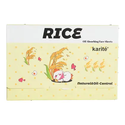 [P-204] Hojas faciales absorbentes de grasa de Arroz Karite